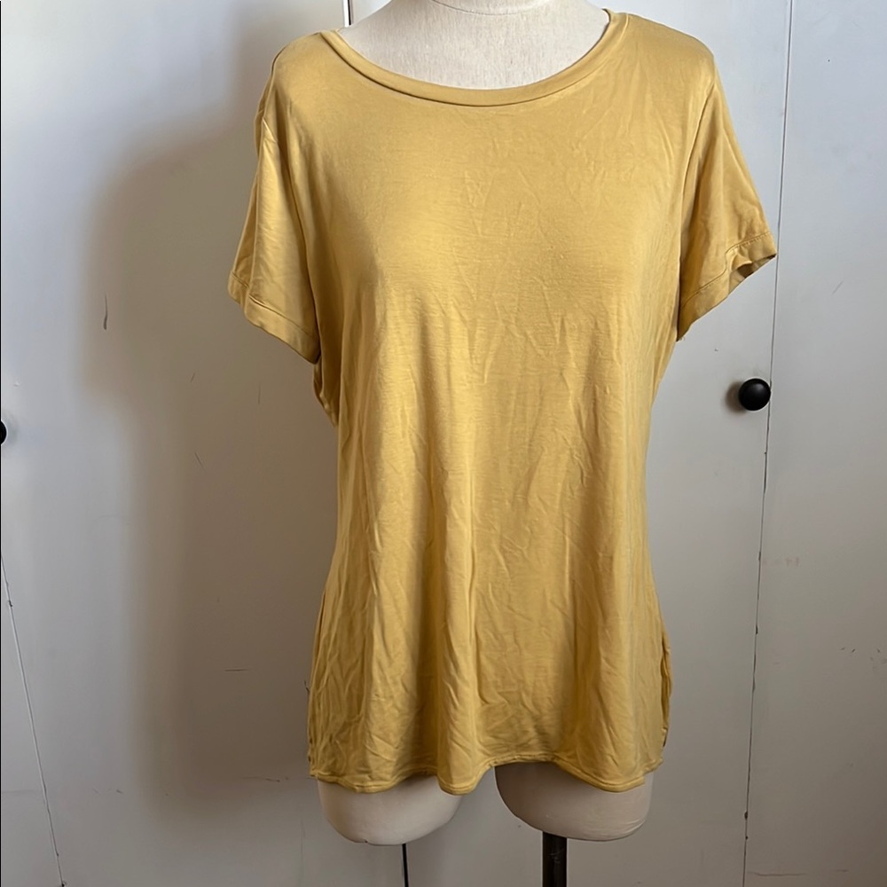 Casual Yellow Women's Top